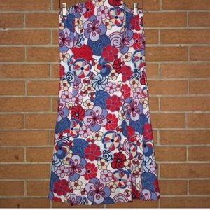 ❣️ROBIN JORDAN❣️STRAPLESS FLORAL DRESS❣️